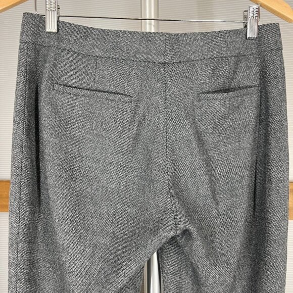 Elie Tahari 98% Wool Medium Gray Tweed Wide Leg Trouser Pants Sz 6 - Picture 8 of 15